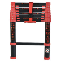 Telescoopladder 2.6M Zwart