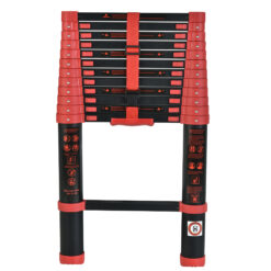 Telescoopladder 3.8M Zwart