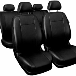 Auto Universele Stoelhoezenset Comfort PU Leder Zwart