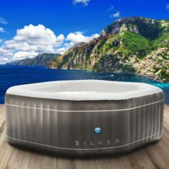 Opblaasbare Whirlpool Netspa Silver